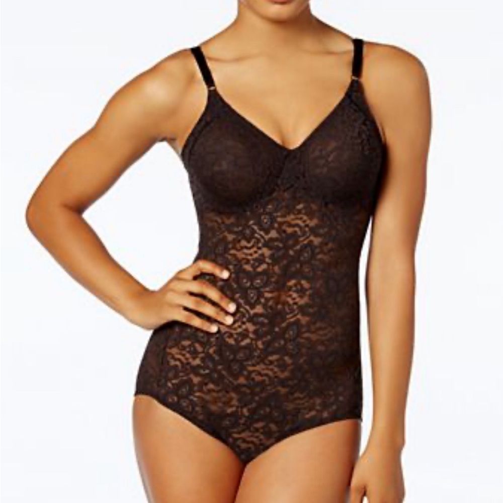 Bali Black Lace Shapewear Bodysuit